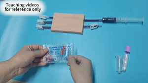 Y ống tiêm tĩnh mạch thực hành mô hình đào tạo da người thực hành silicone