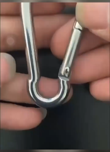 Carabiner 20pcs Snap Hook Quick Release Aluminum Buckle D Shape Camping Buckle Clip Hook Hiking