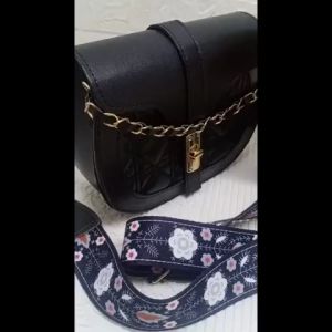 Tas selempang wanita viral Oval Rantai tali besban