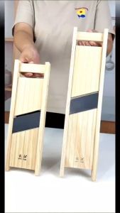 Wooden Vegetables Cutter Adjustable Vegetable 0.5-7mm Slicer for Potato Tomato and Onion Cabbage Shredder Chip Fruit Chopper