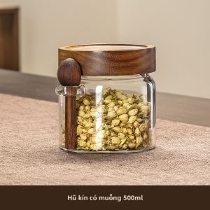 CRISTALGLASS | Lọ Lưu Trữ Trà Kính Chất Lượng Cao Đóng Gói
