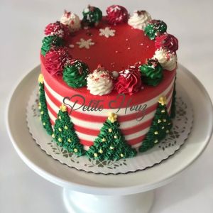 [Petite Houz] Cheapest HALAL Christmas Theme Xmas Sprinkle Sugar Ball Cake Decoration