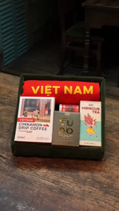 Set quà tặng 2026 "Người việt xịn" Cộng Cà Phê kèm túi đựng Quà biếu tặng tết ý nghĩa