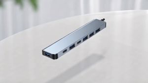 kebidumei | KEBIDUMEI 7 in 2 USB 3.0 HUB Type-C To USB Dock Station Multi Splitter 5Gbps Data High Speed Transmission Adapter For Laptop PC