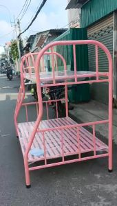 Giường sắt 2 tầng cao cấp cho gia đình giá rẻ tại xưởng bảo hành 2 năm