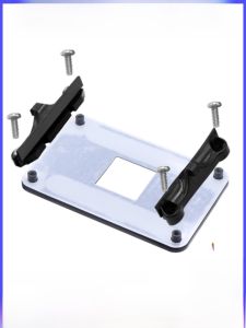 Metal Insulated AM4 Mainboard Bracket AMD Cooling Fan Base Mount Adapter for B450 B550 Motherboards CPU Fan Retainer