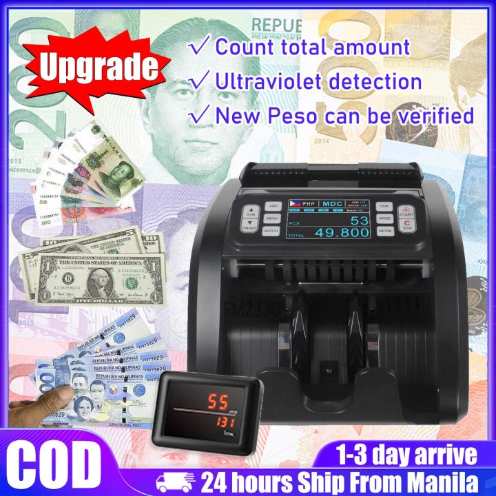 Money Counter Machine with External LED Display Original Automatic