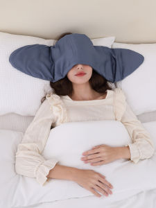 Some Zzz 80cm Extended Gravity Sleep Mask Light Blocking Sleep Aid Stress Relief Fatigue Eye Mask Simple Style Pure Color