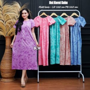 BISA COD Daster kerut dada terbaru 2024 pinggang kekinian lengan pendek termurah viral tiktok wanita jumbo hamil busui remaja korean style dewasa