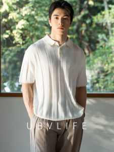 UBV | Breathable Moisture Wicking Linen Blend 12-Gauge Polo Shirt