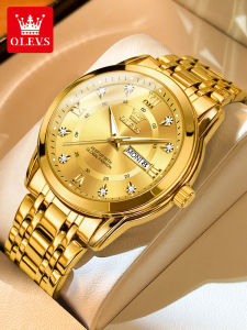 OLEVS | Gold Premium Quartz Watch Water Resistant