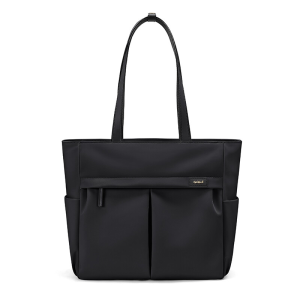 Túi xách máy tính xách tay GOLF cho nữ - Chống trộm Chống thấm nước Ziplock - Văn phòng - Nylon - Đen Be - 31.5x30x14cm