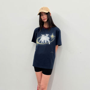 Roaringwild Mens Short Sleeve T-Shirt Quick Dry Cool Feeling Sun Protection Printed Fashion Urban Casual Cotton Polyester