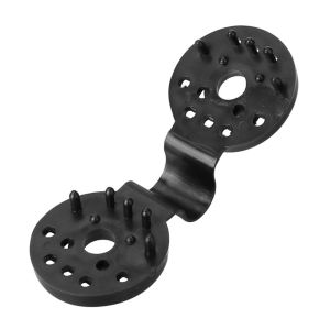 [Ueb Flagship Mall]5Pcs Round Plastic Black Clips Detachable Shade Cloth Plastic Clips for Sun Shade Net Anti Bird Netting Garden Netting