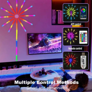 new Rgbic Firework Led Strip Light Bluetooth Smart Neon Strip APP Led Lights Strips USB 5V Led Strips Christmas Party Decoration