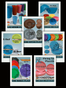 ( Serba Warna Hitam ) Piring  Mangkok  Gelas Plastik Berkualitas Termurah