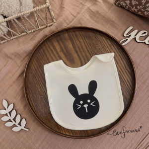 SHENGFEILA | Waterproof Baby Feeding Bib Pure Cotton Cartoon Bear Design