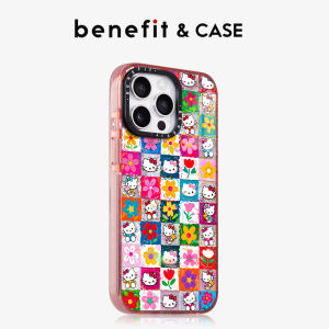Benefit Cute KT Cat Floral Magnetic Phone Case for iPhone 16 pro Max Apple 15 pro Crystal Shield Anti-Fall 14 Set 12 Iceberg Pattern