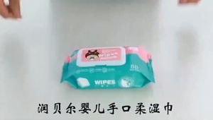Baby Wipes 80 Sheets Disposable Cotton Wet Tissues Baby Care Napkin Non-Alcohol Face Wipes Facial Paper Towel JC Elise