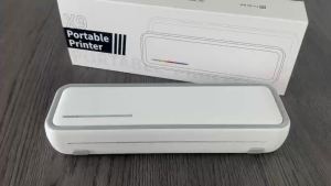 MeeGoo Portable A4 Thermal Printer Bluetooth Inkless Printer 200DPI High-Definition Printouts Printer