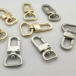Móc càng cua gắn dây đeo túi xách móc chó kim loại 16mm không gỉ phụ kiện làm túi ví handmade