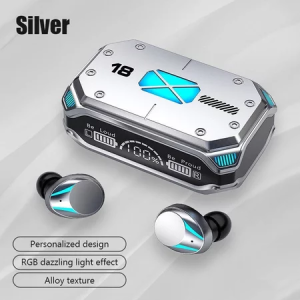 TWS M41 Open-Ear Headphones with Charging Case Bluetooth Earphone-for all phone Digital display Gaming Headphones Hi-Fi Stereo Sound Earbuds Music Headsets