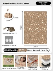 NatureHike | Ultrasonic Waterproof Ins Style Thick Picnic Camping Mat