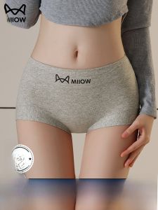 MiiOW | Quần lót nam châm người nữ cotton nguyên chất kháng khuẩn quần lót cotton toàn bộ quần đùi thể thao không đường may mới 2025