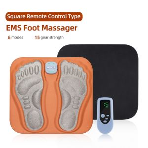 Foreverlily | 3D Smart Foot Massage Pad With Remote Control Feet Massager Improve Blood Circulation Relax Muscles Slim Legs 6 Mode Foot Pad