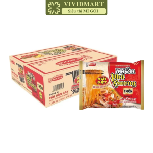 [THÙNG 24 GÓI] - ACECOOK - Miến trộn Phú Hương 4 vị: Xốt cua Bò chua ngọt Hải sản cay Gà xào chua ngọt (66-71g/gói)