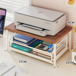 WUBUWEI | Office Space Elevating Shelf with Drawer