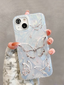 เคสโทรศัพท์ลายผีเสื้อเต็มจอ Apple 16 iPhone 17 pro Max 15 ระดับไฮเอนด์ 14 แฟชั่นผู้หญิง 11 ดีไซน์เรียบง่าย 12 pro ขายดีที่สุด 13 pro ป้องกันการตกหล่น