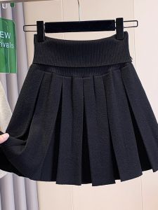 AIYITI | High Waist A-Line Pleated Skirt For Larger Sizes