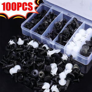 100pcs Mixed Car Plastic Clips Auto Fixing Door Closer Pin Removing Retainer Rivet Screws Disassembly Tools for Removal Products
