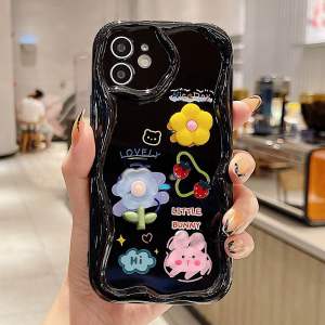 CASING WAVE BEAR BUNNY CUTE OPPO A3X A3NFC A60 A18 A38 A58 A78 5G 4G A77S A57 A17 A17K A16 A15 A54 A96 A95 A76 A74 A11K A12 A7 A5S A53 A33 A92 A52 A5 A9 A31 2020 A3S A1K A71 A37 F1S F7/ SOFT CASE COVER AESTHETIC / BONEKA TIMBUL