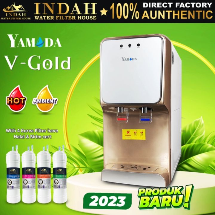 Yamda Mild Alkaline Water Dispenser Hot & Normal Model Golden Black