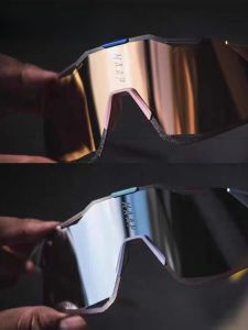 100% Collaborative Edition Color-Shifting Running And Cycling Glasses Outdoor Mountain Climbing Hiking Windproof Fogproof