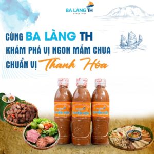 Mắm Chua Đặc Biệt Ba Làng TH Tuyến Hòa 2000ml