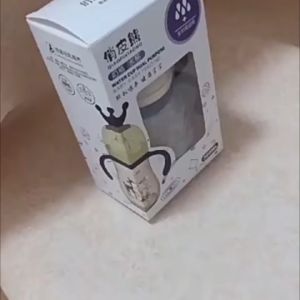 Training Cup 300ML Botol Air Minum Bayi 2IN1 dengan Sedotan dan Dot BPA FREE / Training Gelas Anak Balita Lucu Portable Anti Tumpah PH C921