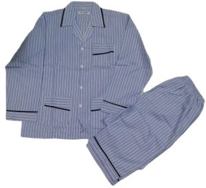 Pijama nam chất liệu kate kẻ mát chuẩn form to