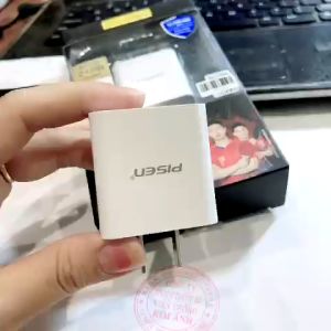 Cóc sạc PISEN DUAL USB Charger 2.1A - (RY-U02) 2 cổng sạc - Hàng chính hãng