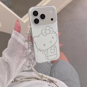 Sanrio | Ốp Điện Thoại Hoạt Hình Dễ Thương Hello Kitty Thiết Kế Y2K Dành Cho iPhone 18 Pro Max 18 Pro 17 Pro 16 Pro Max Tương Thích Với Dòng iPhone 15