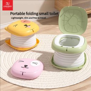 LORDWEY ChildrenS Folding Toilet Baby Travel Toilet Portable ChildrenS Potty Car Sealed Anti-Odor Urinal