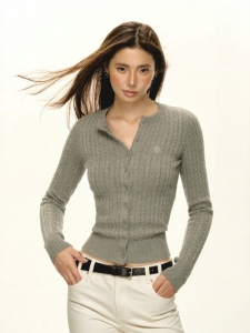 Ariseism | Áo Cardigan Knit Phong Cách Retro
