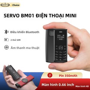 Điện Thoại Di Động Mini SERVO BM01 Hai SIM Hai Sóng 2G GSM Có Chức Năng Gọi Nhanh Giọng Nói Ghi Âm Cuộc Gọi Nghe Nhạc MP3.