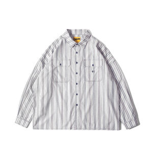 Dakyam Mexican Long Sleeve Casual Striped Shirt