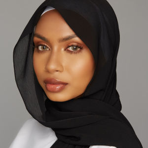 High Quantity Georgette Crepe Hijabs Crinkle Chiffon Scarf Women Muslim Headscarf Fashion Long Shawls Headband 180*70cm