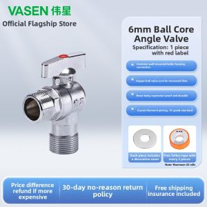 WEIXING NEW MATERIAL | High-Flow Brass Boiler Valve 6 Points