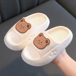 Kids Slippers Girl Boys Summer Bathroom Bath Non-Slip Indoor Furniture Kids Cute Soft Back Thick Back Internet Celebrity