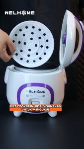 Rice Cooker Welhome WRC-1211 Welhome Magicom Ukuran 1.2L 3in1 Anti lengket MagicCom 3in1 Multifungsi